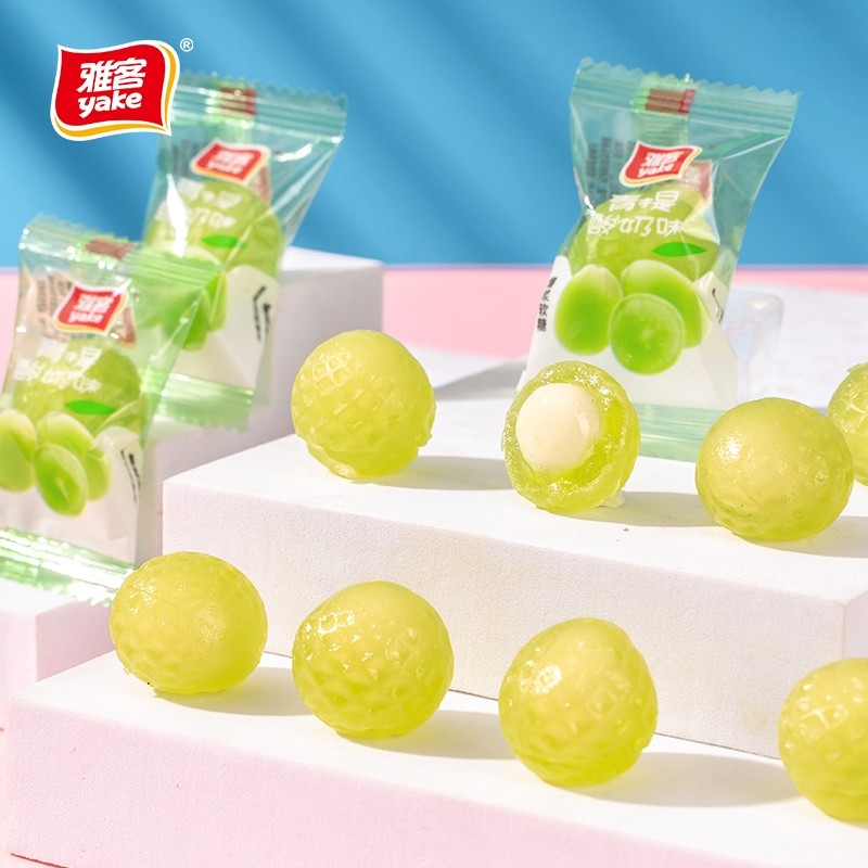 雅客爆浆软糖500g袋装散装批发儿童零食网红爆款解馋喜糖芒果夹心,淘宝优惠券,粉丝福利购,淘宝优惠卷