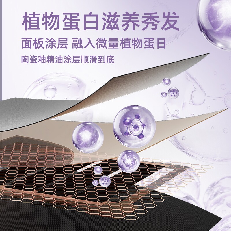 Chigo widened panel curling iron