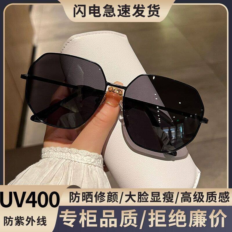 Polarized sunglasses for men and women polygonal glasses for driving