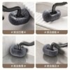 Extended toilet scrubbing toilet squat pit special brushing style