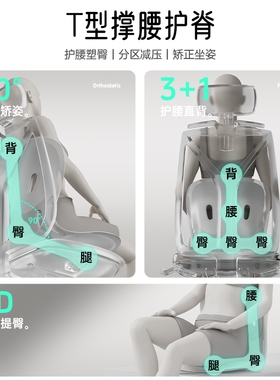 【明星推荐】人体工学护腰坐姿椅