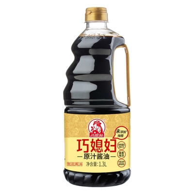 巧媳妇1L零添加生抽+香醋家用生抽酱油烹饪炒菜凉拌调味瓶装组合
