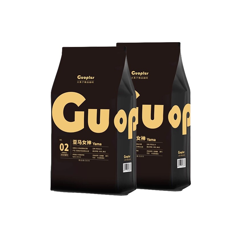 亚马女神咖啡豆GUOPLUS 意式家用浓缩拼配 新鲜烘焙美式现磨粉2kg 图 5
