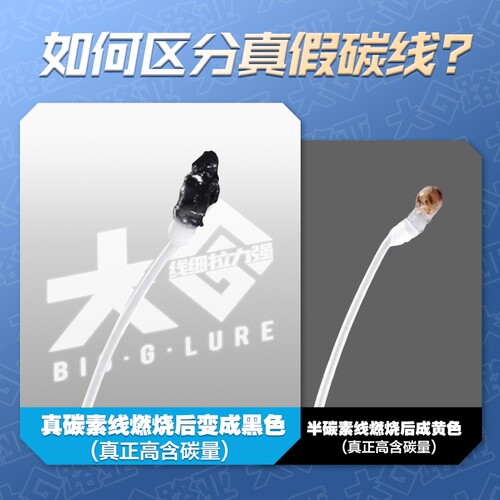 大G路亚正品专用碳线前导子线耐磨强拉力隐行海钓鱼线主线碳素 - 图2