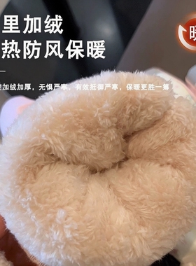 滑雪手套女冬季可触屏加绒加厚保暖防寒防风防水摩托车骑行手套潮