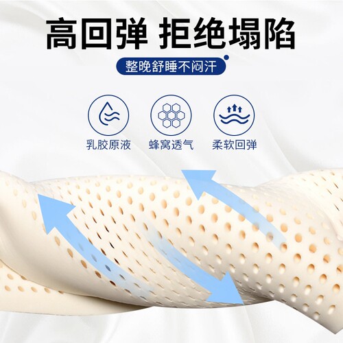 增高垫片乳胶垫加高加厚神器平枕低枕头超薄裸芯乳胶枕护颈宿舍 - 图0