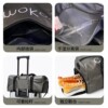 Large capacity fitness bag men's wet and dry separation sports bag portable luggage bag swimming bag travel bag waterproof storage red