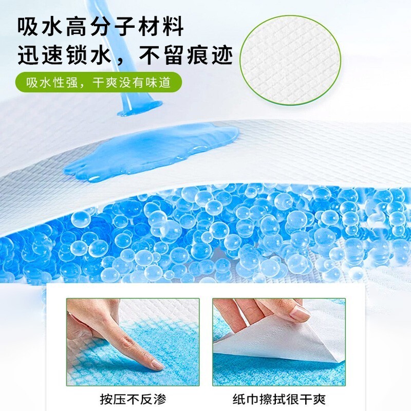 Pet urine pads for dogs, cats and rabbits with thickened partitions to remove water and smelly urine absorbing paper for designated toilet induction disposable