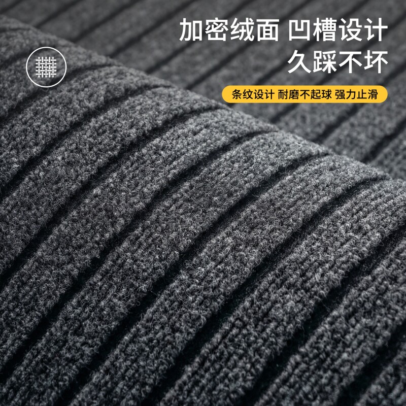 Entrance door floor mats, entrance door mats, cuttable, water-absorbent, non-slip home outdoor door carpet mats
