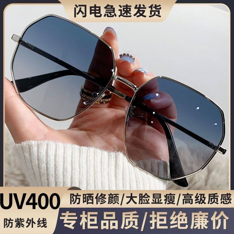 Polarized sunglasses for men and women polygonal glasses for driving