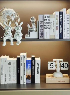 假书摆件装饰品家居拍摄道具简约现代书盒架摆件装饰书仿真书创意