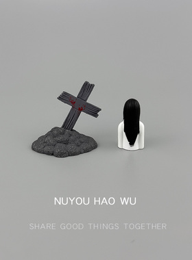 无聊了，摆几个暗黑幽灵骷髅头小摆件有趣工位解压摆件万圣节装饰
