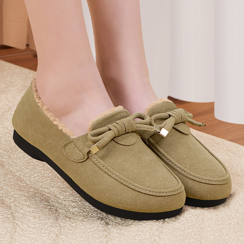 豆豆鞋女冬加绒一脚蹬新款老北京布鞋保暖妈妈棉鞋加厚休闲毛毛鞋,淘宝优惠券,粉丝福利购,淘宝优惠卷