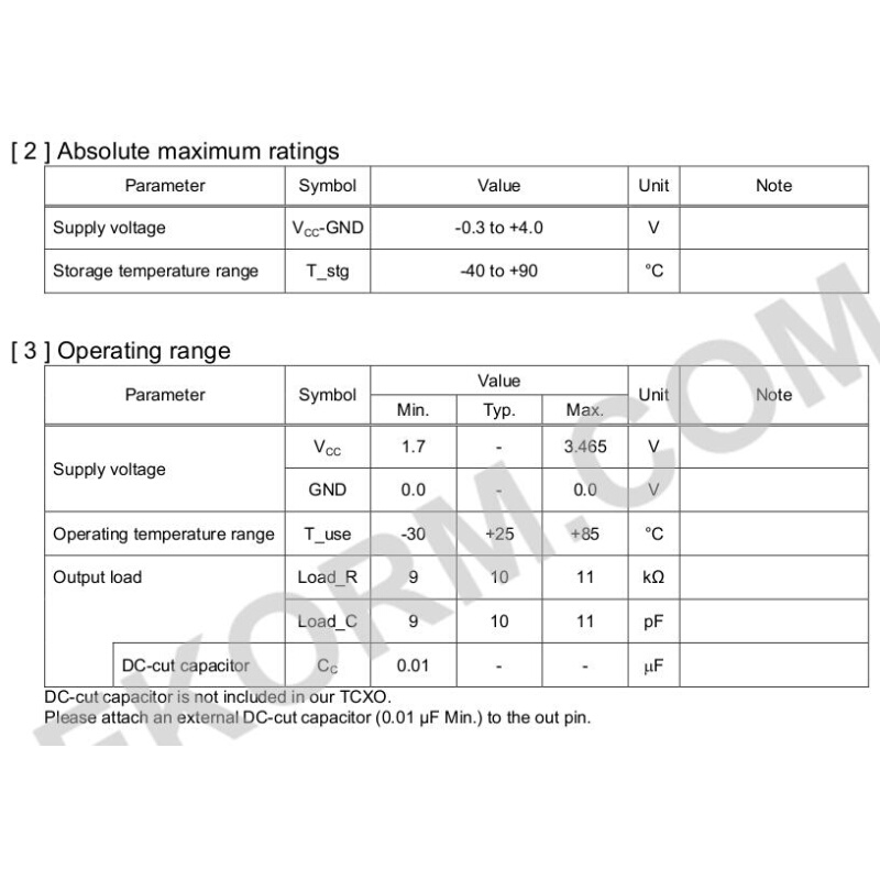 TCXO 3225 40MHZ 40M 温补贴片晶振 高精度 1.8V 3.3V +-0.5ppm - 图2