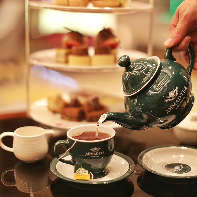 英国AHMAD TEA亚曼原装进口茶叶8风味原木礼盒高端伴手礼送领导
