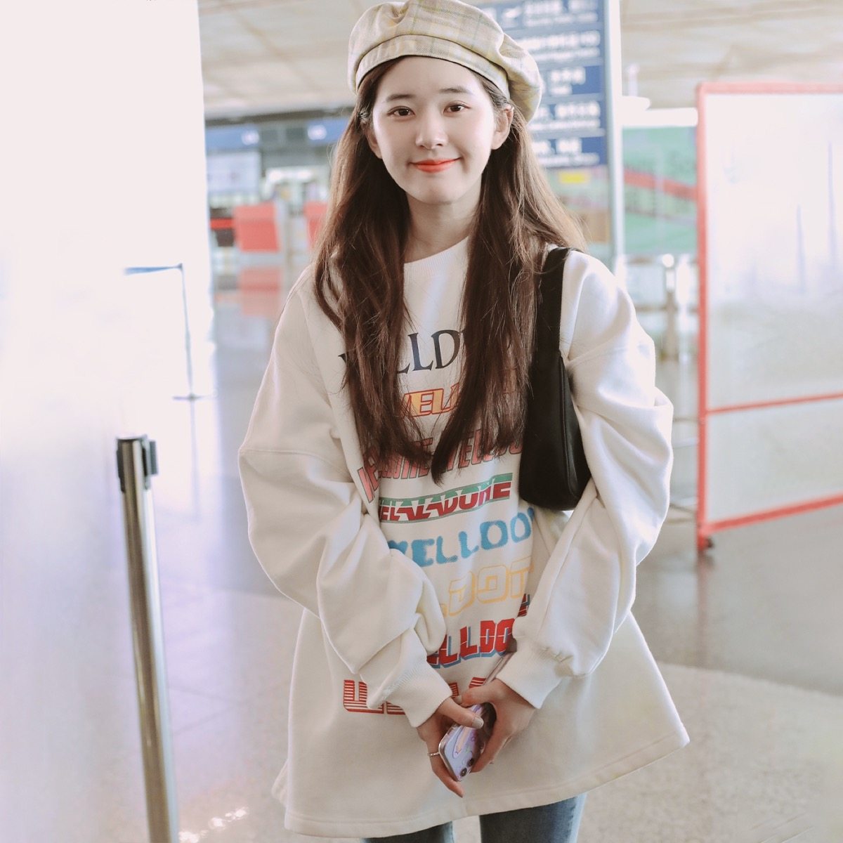 【现货】WE11DONE TRACK赵露思同款夜光弹幕卫衣welldone男女宽松,淘宝优惠券,粉丝福利购,淘宝优惠卷