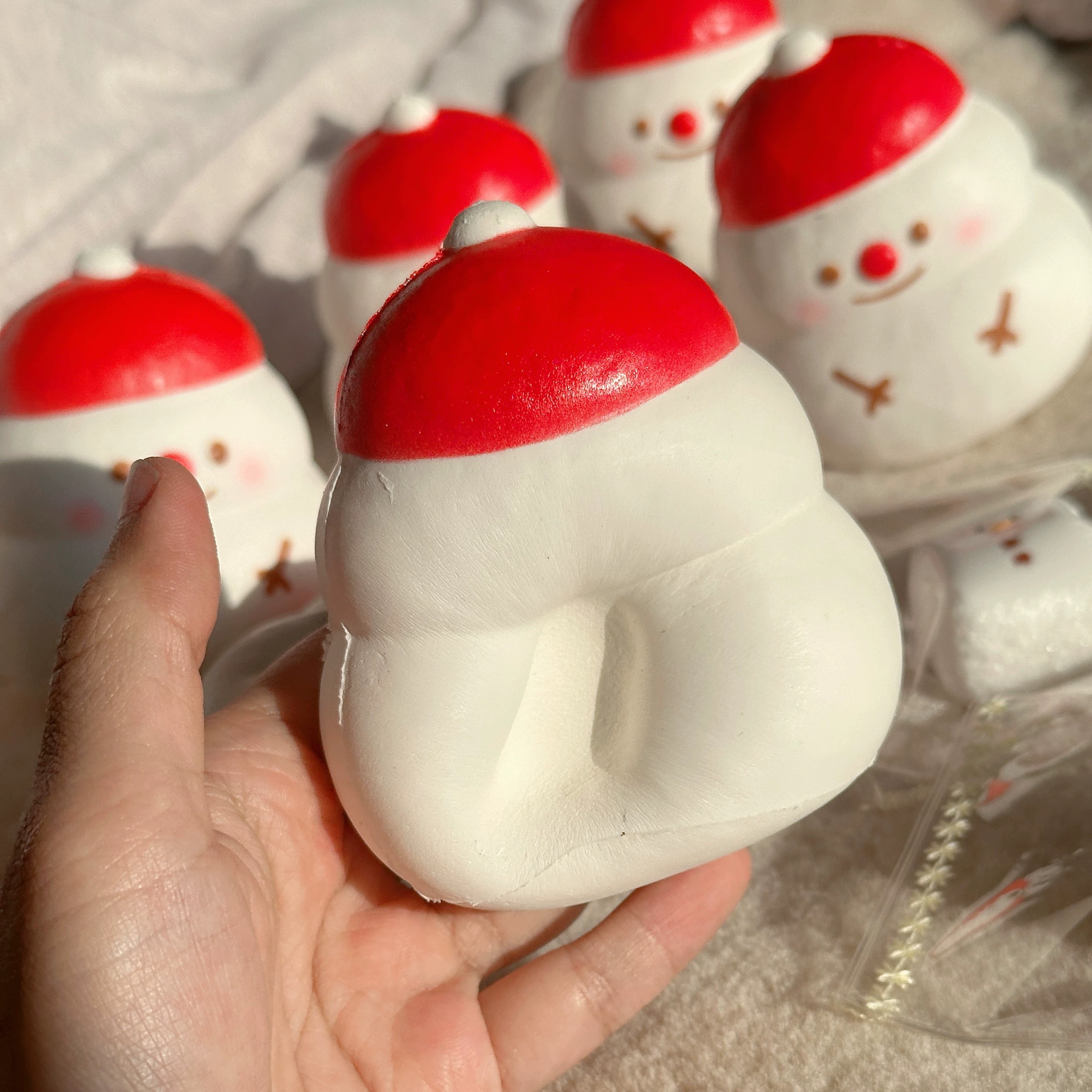 圣诞雪人宝宝慢回弹捏捏乐解压玩具创意礼物潮玩squishy - 图2
