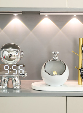 速发入户玄关装饰摆饰收纳盒时边客厅餐钟鞋柜家居装奢品轻饰高档