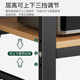 Spot quick-family kitchen multi-functional storage rack floor-standing multi-layer oven microwave oven boiler storage rack vegetable