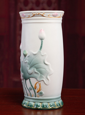 速发陶瓷插香筒供用家佛观音插香桶供品贡品佛具用品大全