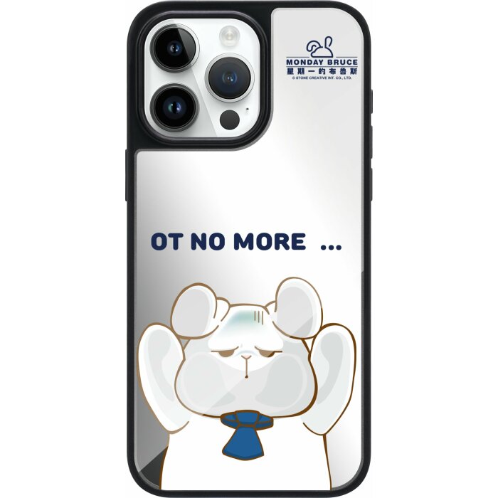 THE HOODx星期一的布鲁斯 不要上班 适用苹果iPhone16/15/14/Plus/Pro/Max 气垫防摔手机保护壳镜面保护壳 - 图1