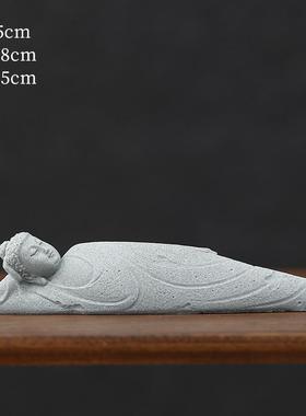 景观僧佛像小摆件花卉园艺盆景假山微景观鱼缸造景佛陀装饰工艺品