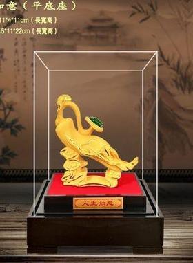 绒沙金招财葫芦摆件福禄聚财工艺品乔迁开业送礼客厅酒柜家居饰品