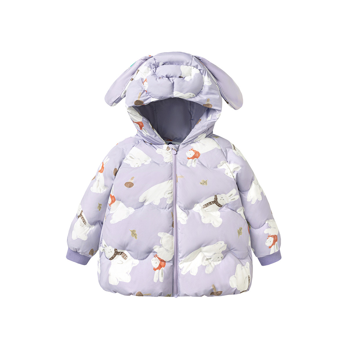 迷你巴拉巴拉女童羽绒外套动物造型帽柔软儿童三防冬装宝宝羽绒服,淘宝优惠券,粉丝福利购,淘宝优惠卷