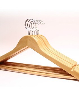极速=5pcs cabinet skid hangers clothes clip hanUger wooden