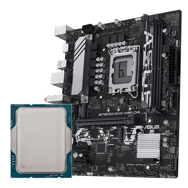 IntelI5 12400F全新散片CPU 12400搭H610M B760M板U套装 微星华硕 - 图1