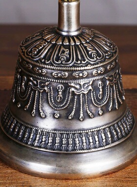 新品尼泊尔进口手工五股金刚w铃杵纯铜铃铛藏式用品居家摆件密宗