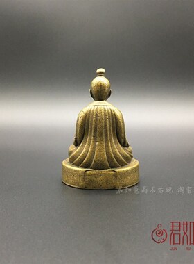 新品仿古神仙佛像全铜太上老君铜像迷你黄铜三T清道德天尊摆件