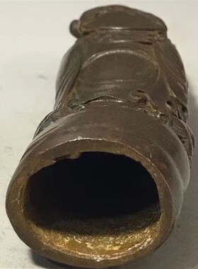 新品古玩杂g项仿古做旧铜合金老寿星小摆件印章