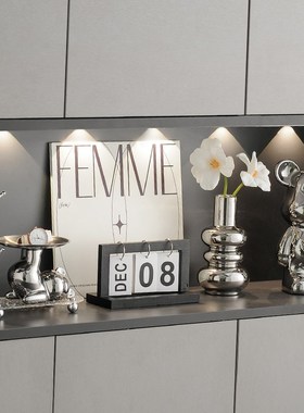 速发入户进门口轻奢装端玄鞋收纳摆件关柜玄幻锁匙走廊桌面高饰品