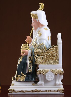 速发汉白玉石粉供地公像地土婆家用土奉福德正神土地公公土地婆婆