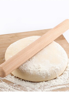 极速2 Size Kitchen Wooden RollingC Pin Kitchen Cooking Bakin
