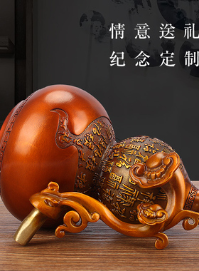 极速铜葫芦摆件h百福彩铜办公室客厅家用卧室玄关摆件工艺品门对