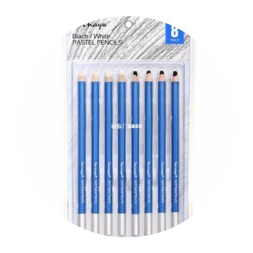 极速Daincayw 12 Colors Professional Soft Pastel Pencils Wood - 图3