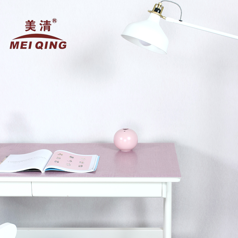 极速写字台办公桌学习书桌u布纯色少女心北欧风蓝粉色学生桌布桌 - 图2