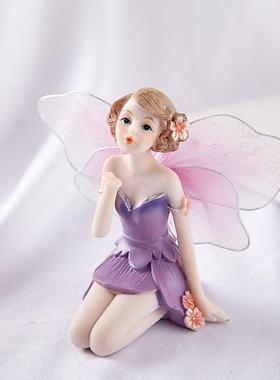 创意家居花仙子摆件办公桌面装饰品车载娃娃送闺蜜女生日情人礼物