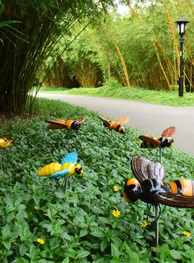 园林雕塑摆件仿真蜜蜂景观动物摆件园林小品公园景区花园庭院装饰