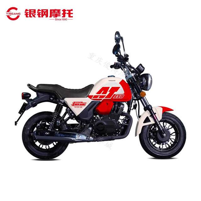 Silver Steel AT150 motorcycle automatic transmission ABS mini retro motorcycle cross-ride rack car continuously variable speed scooter