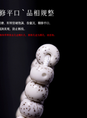 极速海南星月菩提子108颗佛珠素珠高H密男女手串项链手链升级高抛