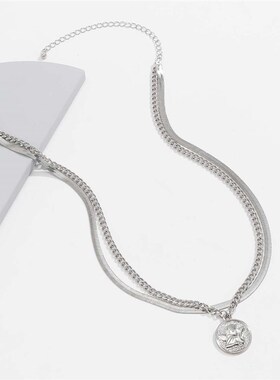 极速Jewelry autumn metal mvultilayer neck chain simple clavi