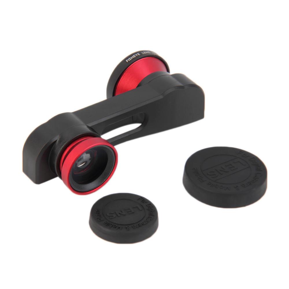 推荐New 3-in-1 Clip-on Fish Eye Fisheye Wide Angle Macro Len - 图0