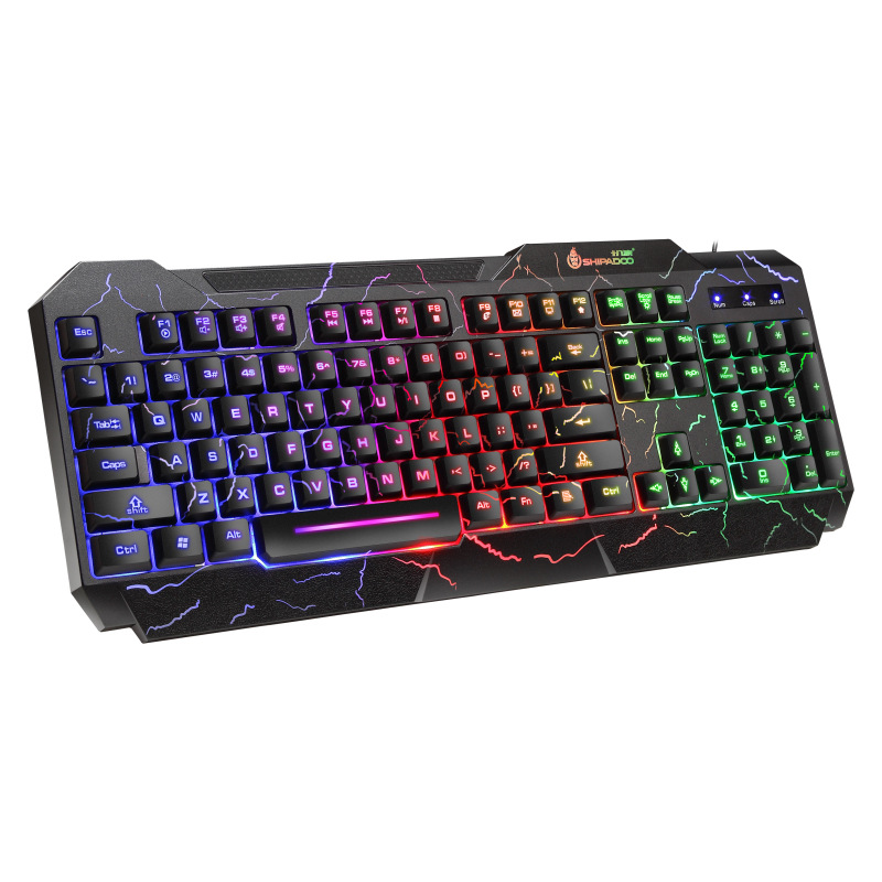 推荐Gaming Keyboard Set Gaming Mouse RGB LED Backlit Gamer K - 图1