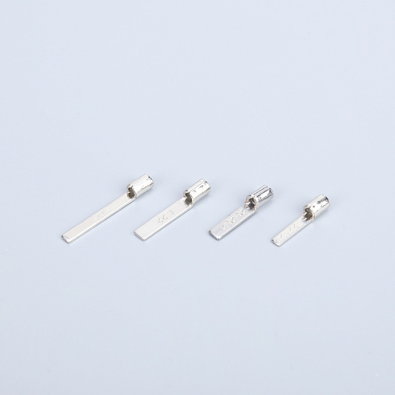 DBN1.25-18 片形裸端头 片形冷压接线端子 铜线耳 冷压插片线耳 - 图2