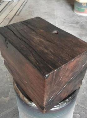 定制老船木板旧船板原木板防腐木老船木覆古怀旧装饰品底座摆件