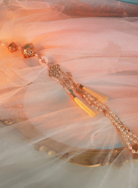 铃铛流苏禁步马面裙汉服压襟国风超仙挂件配饰旗袍宫廷腰佩腰链