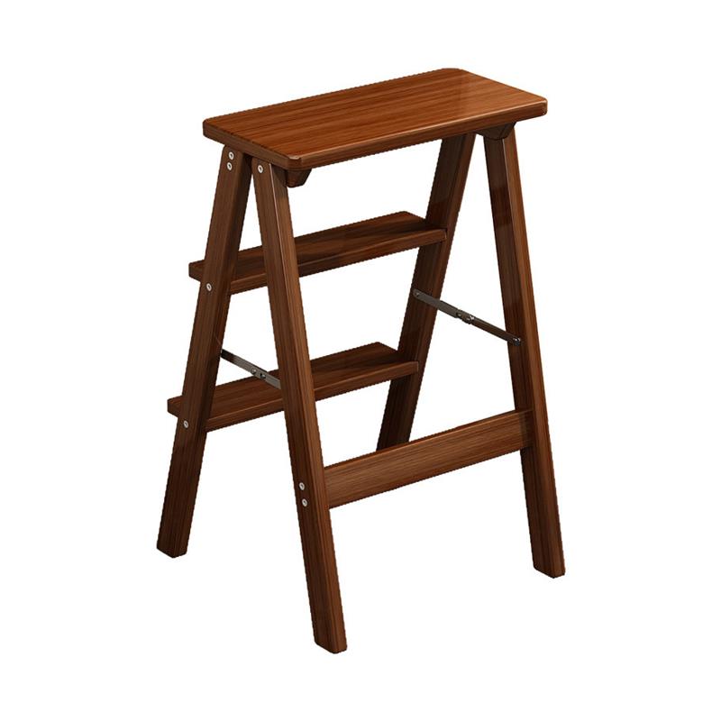 实木梯凳家用梯子折叠高脚凳厨房高板凳三步登高梯多功能客厅椅子 - 图3